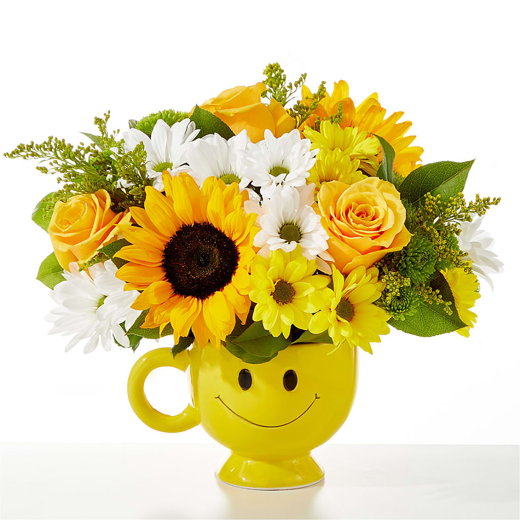 Be Happy Bouquet – Cerezo Flowers, Miami FL